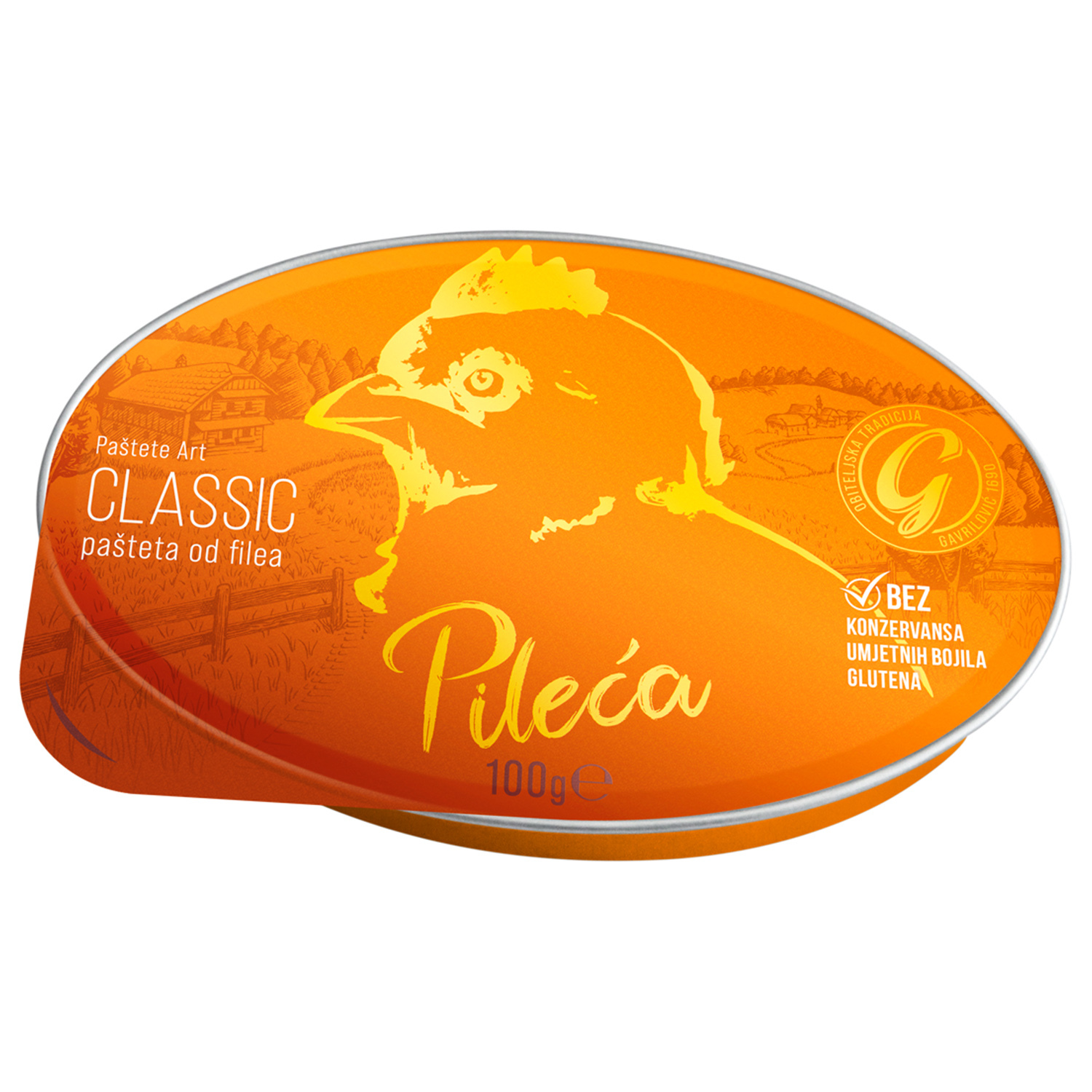 ПАШТЕТА ГАВРИЛОВИЧ 100ГР ПИЛЕШКА