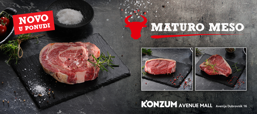 Novo u ponudi - maturo meso u Konzumu Avenue mall