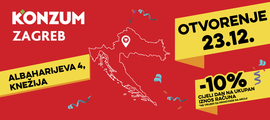 Otvorenje nove prodavaonice u Zagrebu, Albaharijeva 4