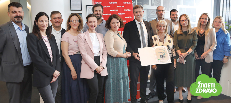 Uručen nam je certifikat Tvrtka prijatelj zdravlja