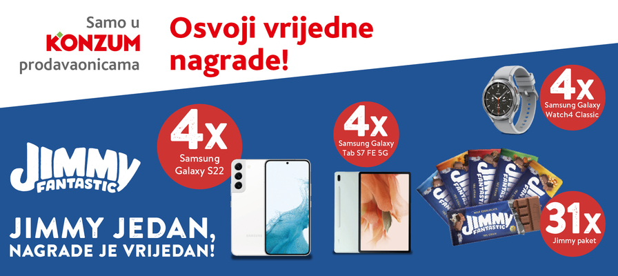 Nagradna igra Jimmy Fantastic samo u Konzumu
