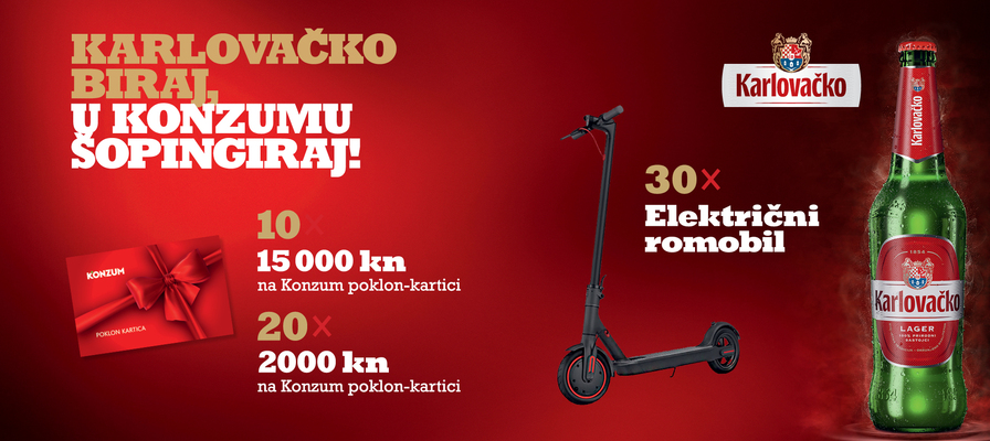 Karlovačko biraj, u Konzumu šopingiraj 