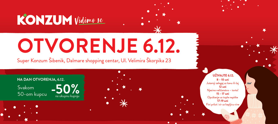 6.12. otvaramo super Konzum Šibenik