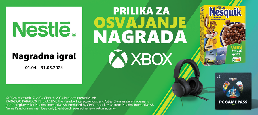 Nagradna igra - Osvoji Xbox nagrade uz Nestle žitne pahuljice