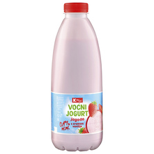 K Plus Voćni jogurt jagoda vanilija 1 kg