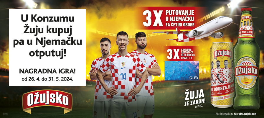 Nagradna igra - U Konzumu Žuju kupuj pa u Njemačku otputuj