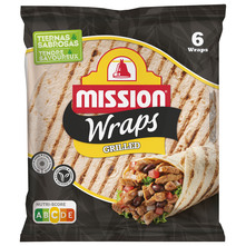 Mission Wraps Tortilje grilled 6x25 cm 370 g