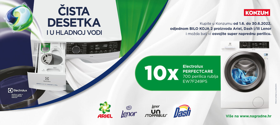 Nagradna igra - Čista desetka - Konzum