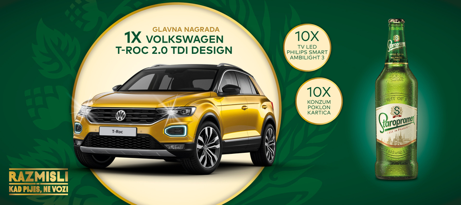 Nagradna igra - osvoji vrijedni T-Roc automobil 