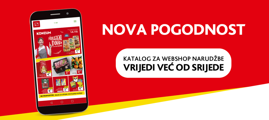 Katalog u webshopu vrijedi već od srijede