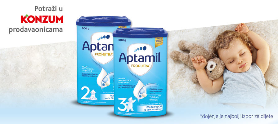 Aptamil Pronutra - prijelazna hrana za dojenčad i bebe