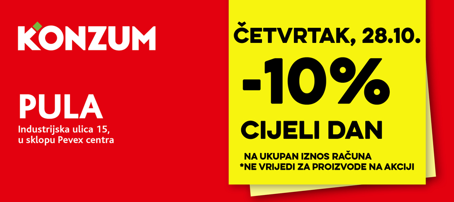 Otvorenje nove prodavonice u Puli