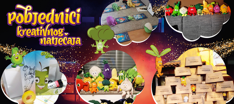 Pobjednici kreativnog natječaja 'Osvoji poklon paket s omiljenim Zdravoljupcima'