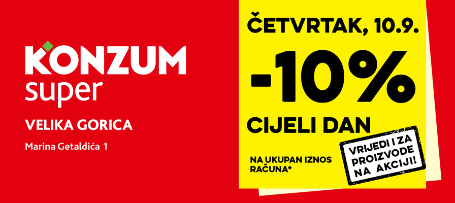 Super akcije u Super Konzumu Velika Gorica