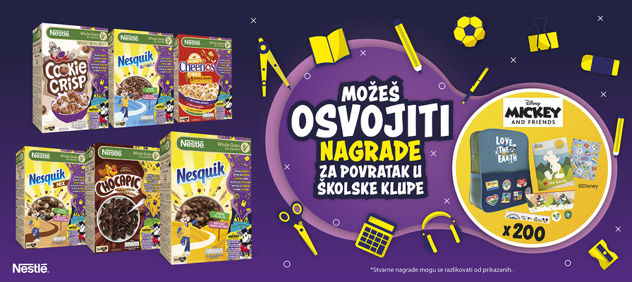 Povratak u školske klupe uz Mickeya i prijatelje i jedinstvene komplete s Mickeyem za vašu djecu!