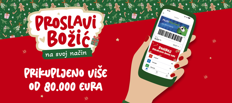 Zajedno s članovima MultiPlusCarda donirali smo više od 80.000 eura potrebitima