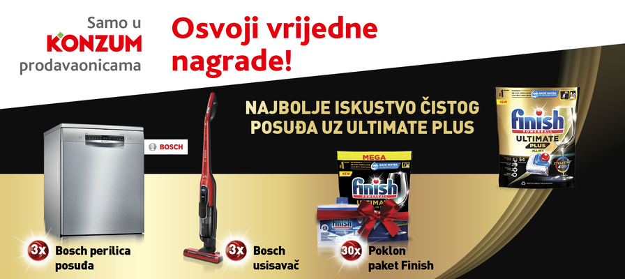 Nagradna igra – Najbolje iskustvo čistog posuđa uz Ultimate plus