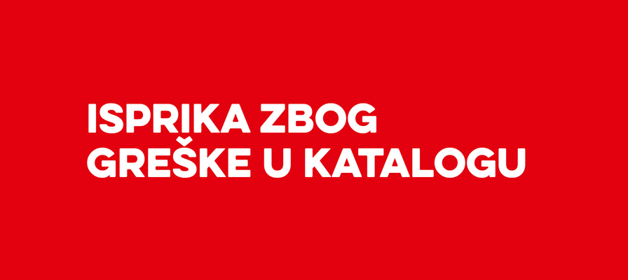 Isprika zbog greške u katalogu
