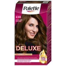 Palette Deluxe Oil Care Color 4-65 blistavo smeđa boja za kosu