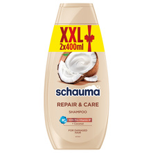 Schauma Repair&Care Šampon s ekstraktom kokosa 2x400 ml