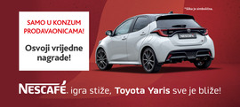 Nagradna igra -  NESCAFÉ igra stiže, Toyota Yaris sve je bliže