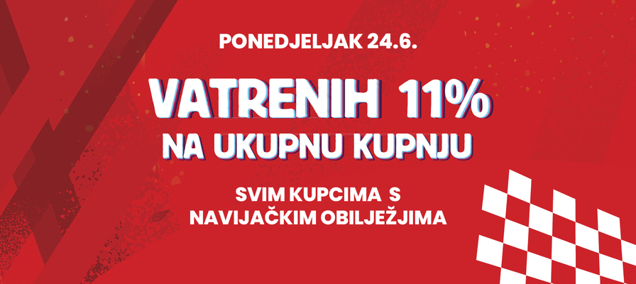 Vatreni navijački popust u ponedjeljak