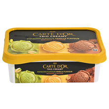 Carte D'Or Sladoled trio creamy pistacija, vanilija i lješnjak 1000 ml