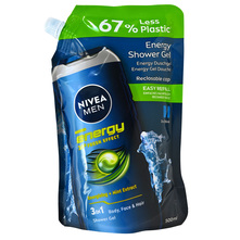 Nivea Men Energy Gel za tuširanje refil 500 ml