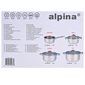 Alpina Set inox posuđa 7/1