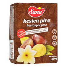 Sana Kesten pire 72% zaslađen s aromom vanilije i ruma 250 g 