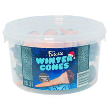 Finesse Winter Cones Vafl kornet s pjenastim punjenjem 195 g
