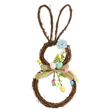 Uskršnja dekoracija vjenčić 23x5x55 cm