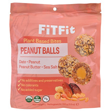 Fit Fit Peanut Balls datulja, kikiriki, maslac od kikirikija, morska sol 100 g