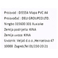 Deli Mapa s gumicom A4 razne boje