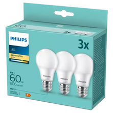 Philips LED Warm White žarulje 60W E27 3/1