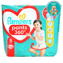 Pampers Pants 360° Pelene-gaćice, veličina 8 (19+ kg) 32/1