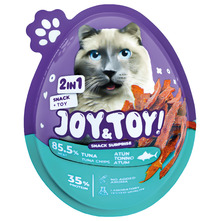 Joy&Toy 2in1 Poslastica za mačke s tunom + igračka 20 g