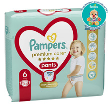 Pampers Premium Care Pelene-gaćice, Veličina 6, 15+ kg 31/1