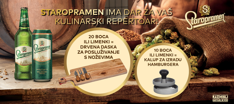 Staropramen ima dar za vaš kulinarski repertoar