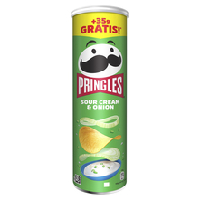 Pringles sour cream&onion 165 g + 35 g gratis