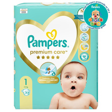 Pampers Premium Care Pelene, Veličina 1, 2-5 kg 72/1