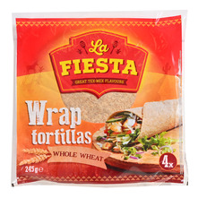 La Fiesta Tortilje od  integralnog pšeničnog brašna 4x23 cm 245 g