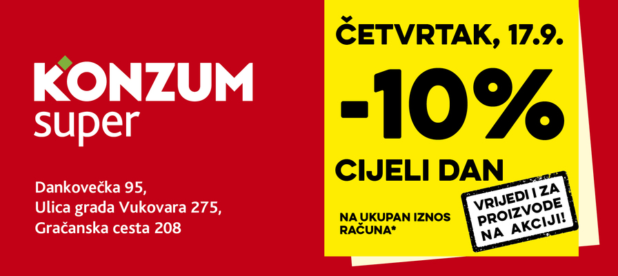 Super akcije u Super Konzum prodavaonicama