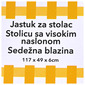 Jastuk za stolac razne boje 117x49x6 cm