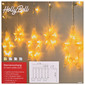 Svjetleća zavjesa sa zvijezdama 63 LED žaruljica