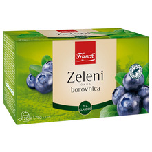 Franck Čaj zeleni okus borovnica 35 g