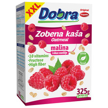 Dobra Zobena kaša malina i okus vanilije xxl 325 g