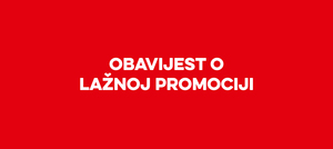 Obavijest o lažnoj promociji
