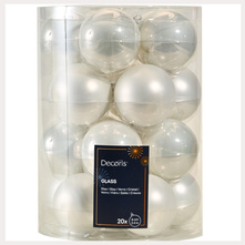 Decoris Kuglice za bor 6 cm 20/1