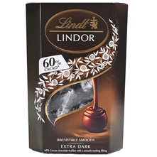 Lindt Lindor Praline 60% cacao extra dark 200 g